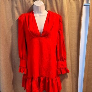 Elegant Red Women's Dress